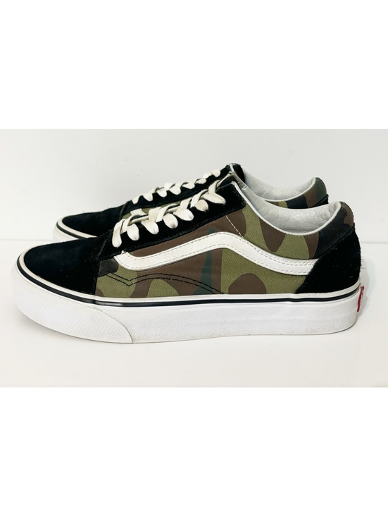 Vans Shoes - Vans Old Skool Woodland Camo & Black Sneakers, Womens Sz  7, Mens Sz 5.5 Unisex